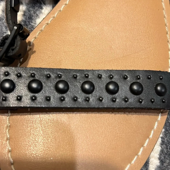 Arturo Chiang Black flats sandals, size 7 M - Picture 10 of 10